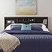 Prepac King Size Bed Headboard: Stylish Espresso King Headboard with Bookcase for Beds, Freestanding (81.5