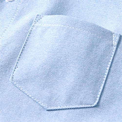 Kids Toddler Boys Long Sleeve Mandarin Collar Uniform Woven Cotton Button Down Linen Dress Shirt Solid Henle𝐲 Shirt4
