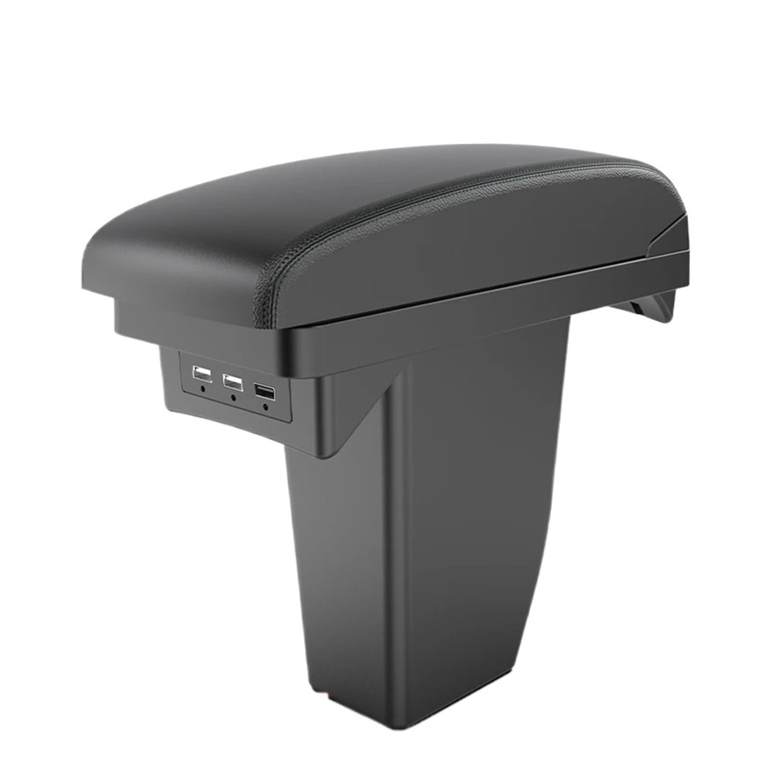 Ggwqoops Car Armrests For Peugeot 2008 Armrest Box Retrofit Parts Interior Details Center Storage Car Accessories Special For Arm USB Armrest Box(A2 black line Corium)