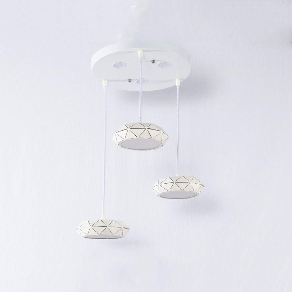 Chandelier créatif moderne en version 3 têtes avec finitions durables de style européen