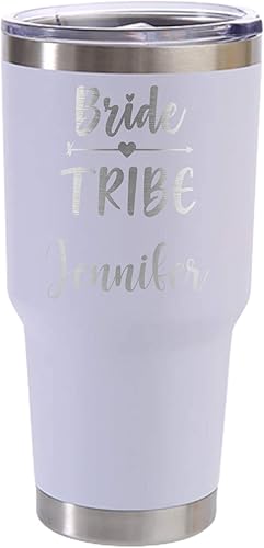 Miniatura 2 de LegacyCuts - Vaso grabado con aislamiento para dama de honor, regalo de despedida de soltera, propuesta de dama de honor, regalo para dama de honor,