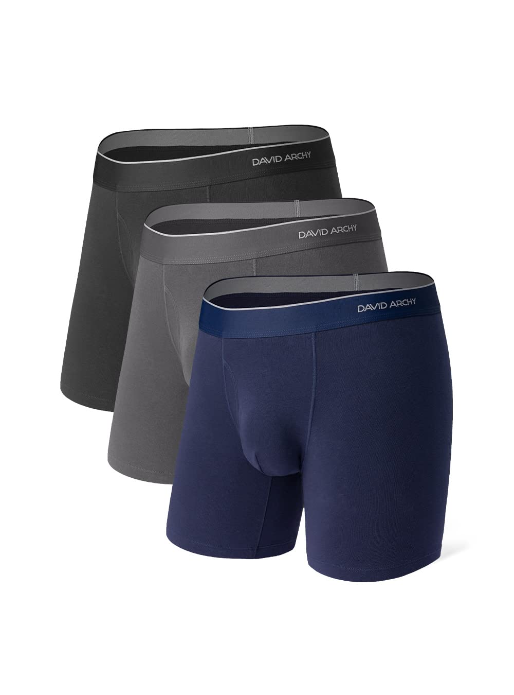 Sponsored Ad – Men’s Soft Underwear Moisture-Wicking Boxer Briefs Combed Cotton 3 pack with Fly