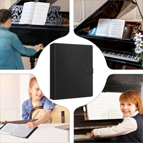 Dossier de partitions élégant avec finitions soignées pour chorale et concert