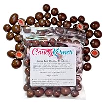 Dark Chocolate Strawberries - Half Pound 8 Ounces - Gourmet Candy by CandyKorner