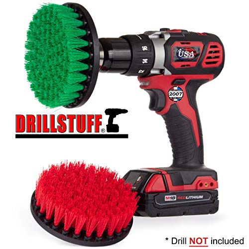 Image of Cleaning Supplies - Drill Brush - 5-INCH Medium and Stiff Bristle