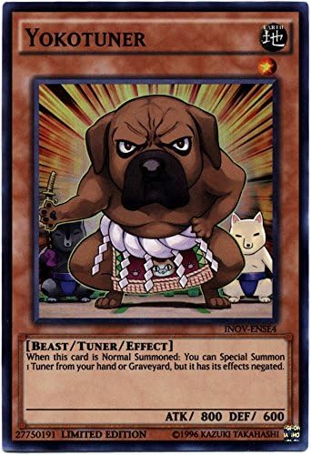 Konami YuGiOh Invasion: Vengeance Edición Especial Super Rare Yokotuner INOV-ENSE4
