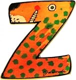 Lieferumfang 1x Buchstabe Z Janosch Holzbuchstabe Z farblich sortiert