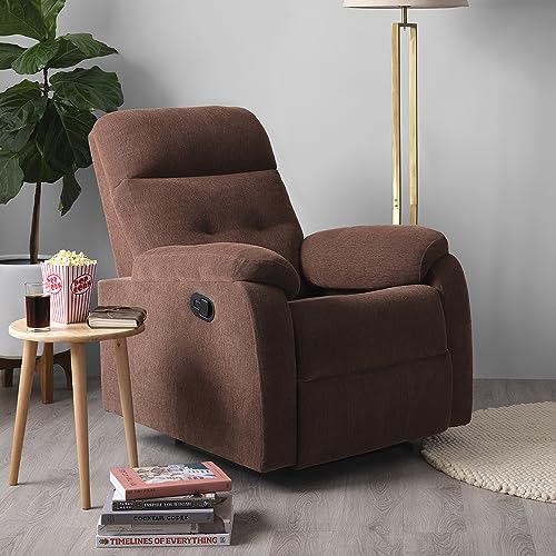 Image of Sleepyhead RX5 - Single Seater Fabric Recliner (Turkish Brown)
