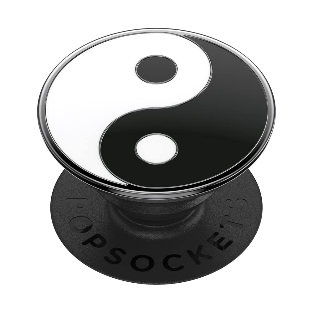 PopSocketsPopSockets Phone Grip with Expanding Kickstand, Adhesive Grip - Enamel Yin YangCarbon Neutral Certified by SCS Global Services