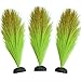 Smarlin Artificial Aquarium Plants, Fake Fish Tank Plastic Plants, 3 PCS, 8.3 Inches High, Soft and Non-Toxic, Safe for Fish