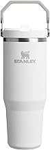 STANLEY IceFlow 2.0 Flip Straw Tumbler with Handle 30 oz | Twist On Lid and Flip Up Straw | Leak Resistant Water Bottle | Insulated Stainless Steel | BPA-Free | Frost
