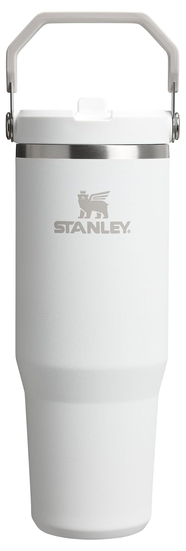 STANLEY IceFlow 2.0 Flip Straw Tumbler with Handle 30 oz | Twist On Lid and Flip Up Straw | Leak Resistant Water Bottle | Insulated Stainless Steel | BPA-Free | Frost by STANLEY - Used condition - US$35.00