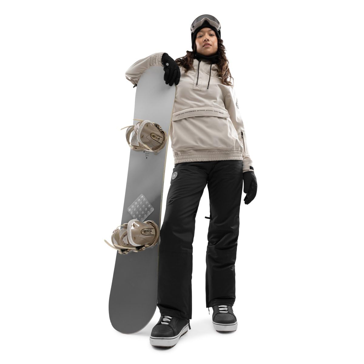SIROKO Chaqueta para snowboard/esquí esquí y nieve W3-W Haboob Beige