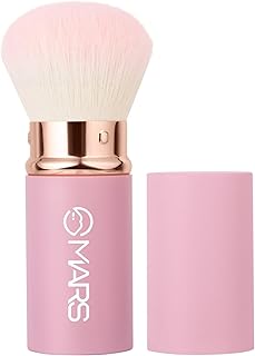 MARS Pop Retractable Brush | Airbrush Kabuki Finish | Flawless High Coverage | Ultra-Soft Bristles | Multi-Functionality |...