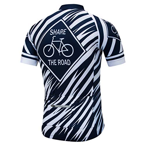 Maglia da ciclismo da uomo a maniche corte, con
