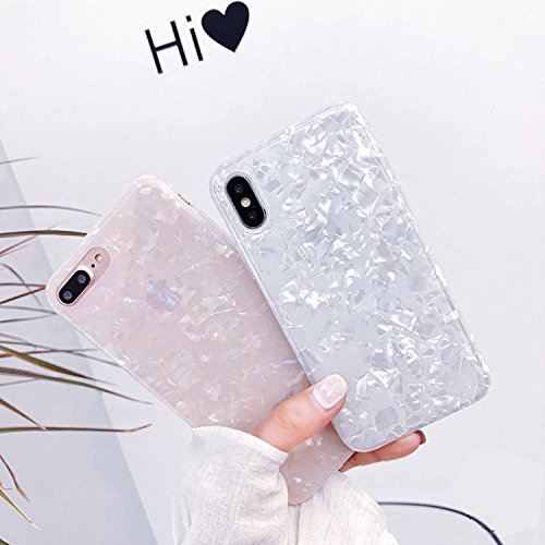 Iphone 6 Plus Case, Iphone 6S Plus Case, Gizee Glitter Pearly-Lustre Translucent Flexible Soft Slim Fit Full Protective Shell Pattern Phone Case For Girls (Colorful) #TOP3