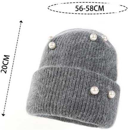 Winter Woolen Knitted Cap Thickened Ear Protecting Warm Women's Caps