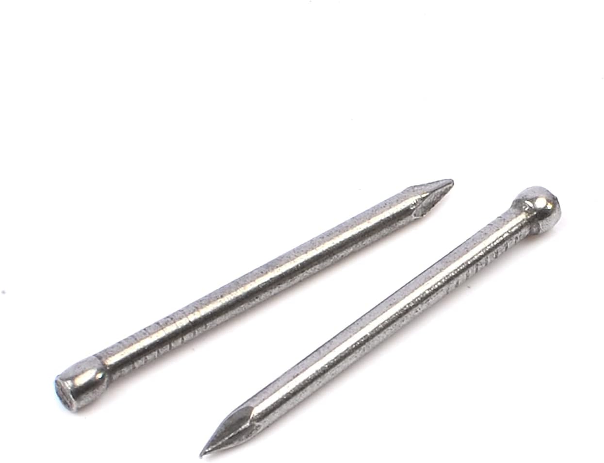 100 PCS Finishing Nails, 30mm 1.2inches Hardware Nail Assortment Kit, Galvanized Nails for