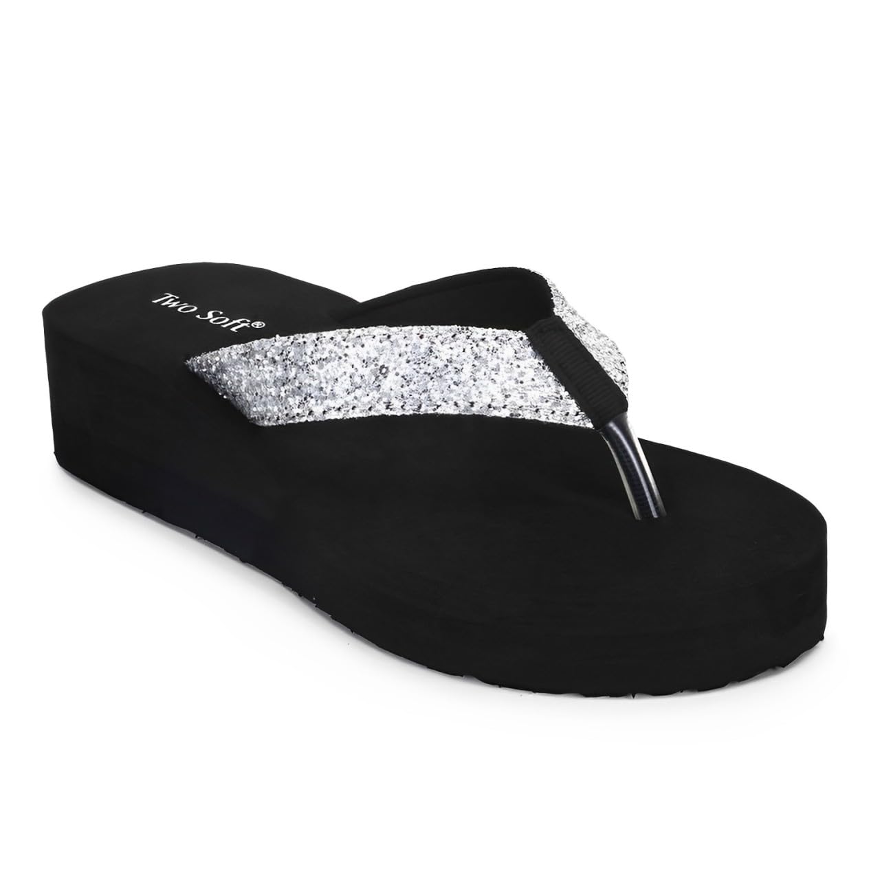 twosoft Women Slipper Stylish Comfortable Lightweight Soft Flaxsible Casual Flip Flop/Girls fancy chappal-picture-34