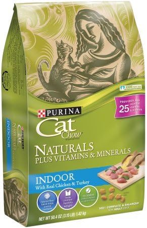 Purina Cat Chow Naturals Indoor Dry Cat Food (3.15 lb. Bag)