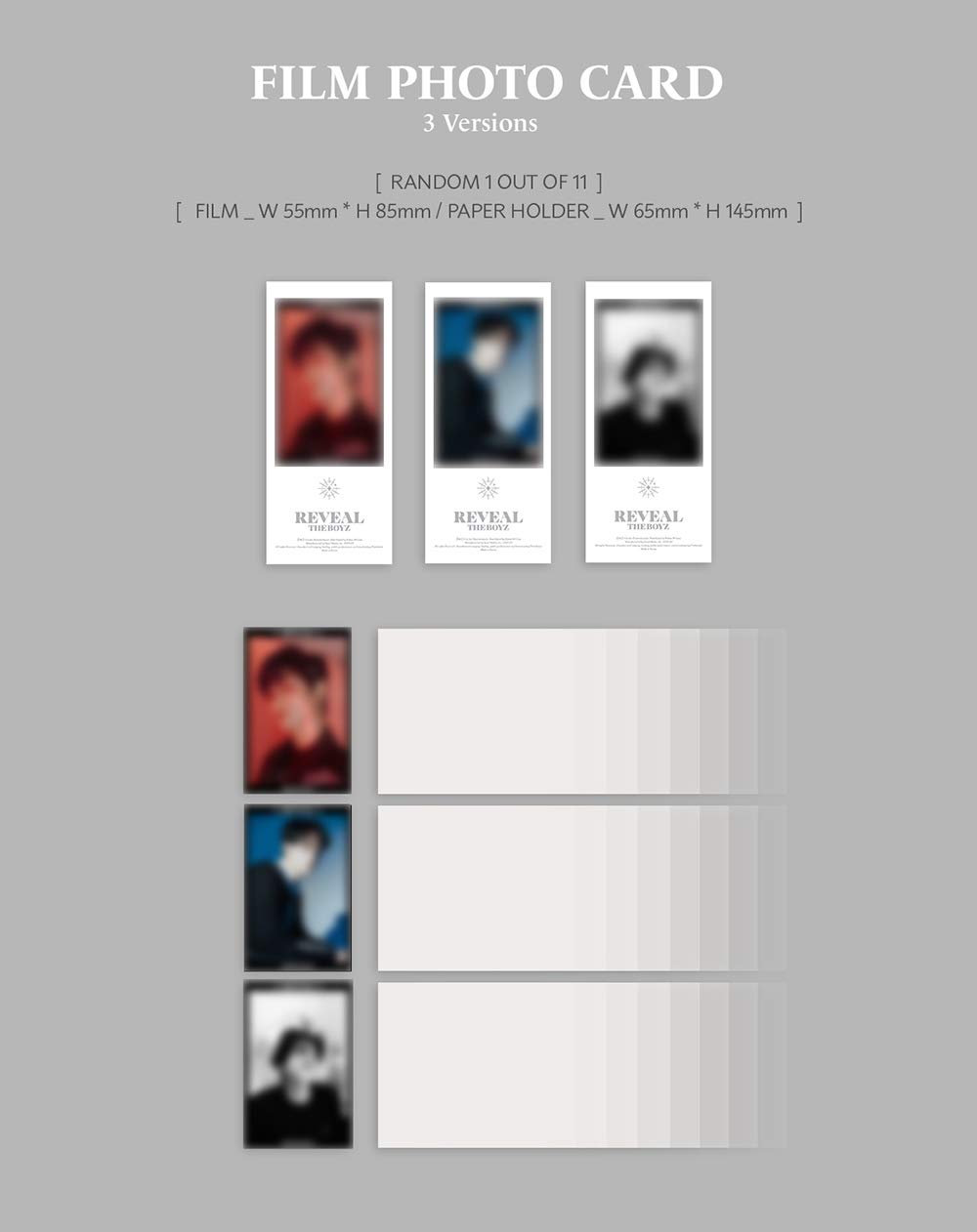 Amazon.com: Kakao M The Boyz - Reveal (Vol.1) Album+Folded Poster+