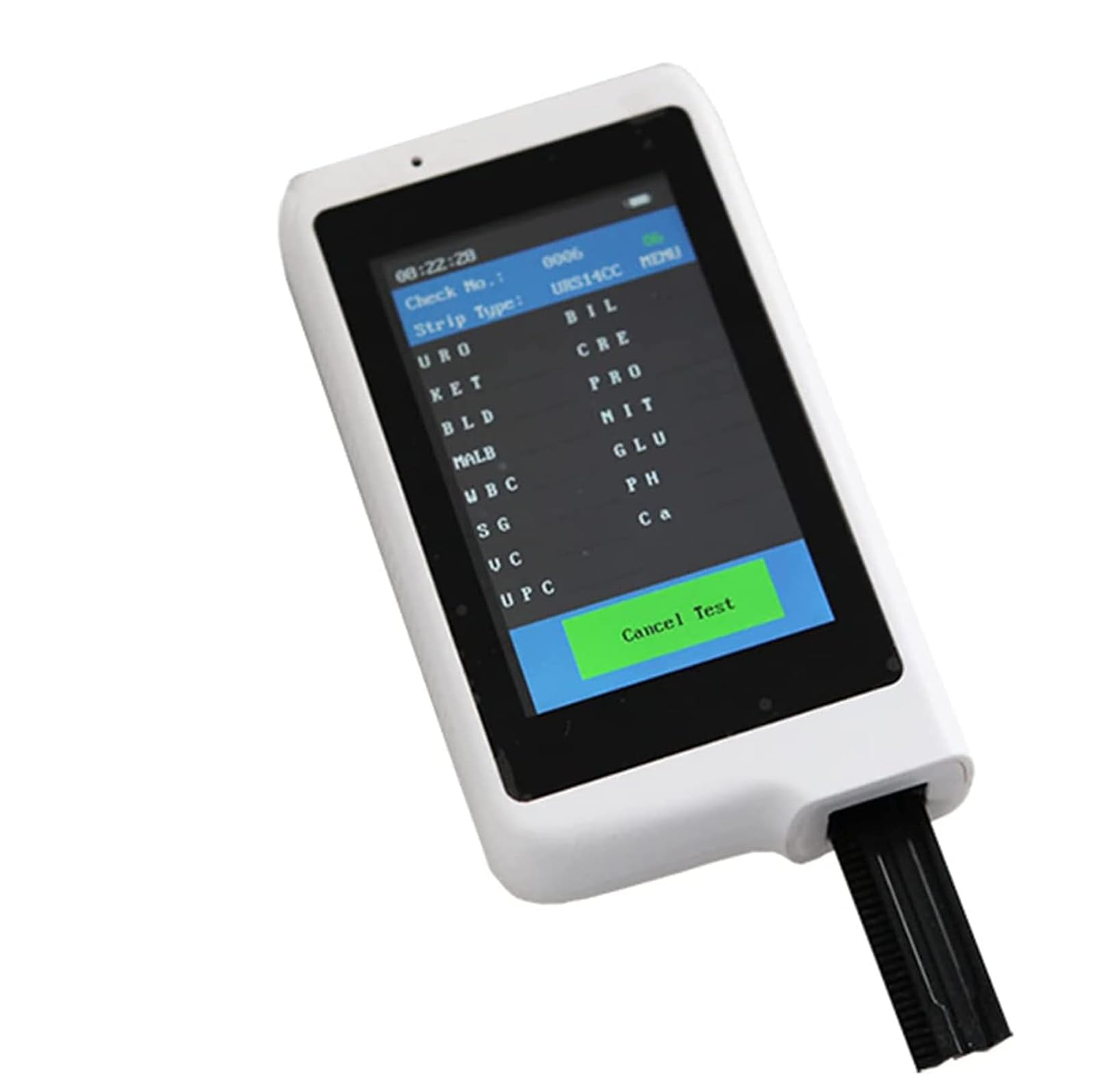NGARY Medyczny analizator moczu, przenośny analizator moczu Bluetooth 4.0 z papierem do testów pH, 14 raportów analizy danych i przechowywanie 1 miliona wyników, do testów domowych
