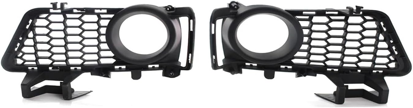 Car Front Bumper Fog Light Grille Grill Mesh Set Pair Compatible With BMW 3 Series F30 F31 F35 2012-2018 M Sport