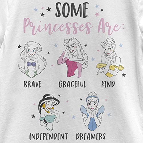 Disney Princesses are Girl's Solid Crew Tee2