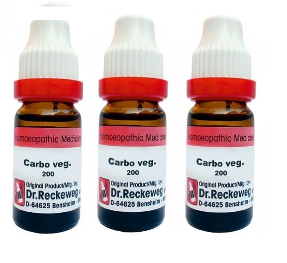 CARBO VEG 200 11ML Dr. Reckeweg (Pack Of 3)