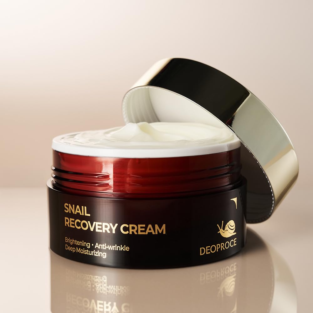 Deoproce Snail Mucin Face Cream 100g – Korean Moisturizer