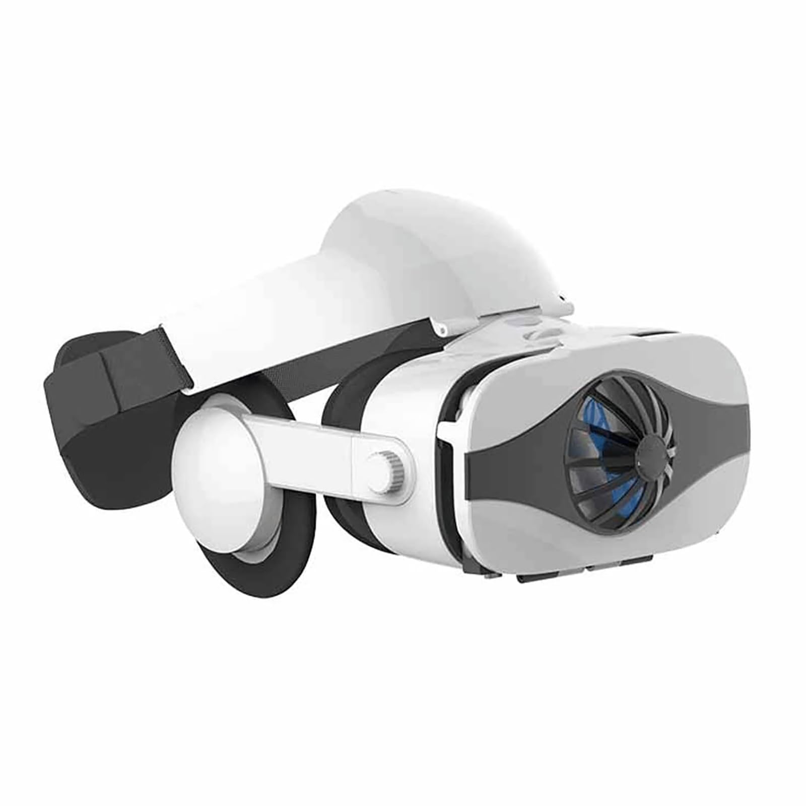 Visore VR, Occhiali per Realtà Virtuale, Campo Visivo 112 Gradi, Eccellente Dissipazione Calore, Occhiali VR 3D Universali per Schermi Smartphone 4,0-6,33 Pollici per Film E Giochi,White