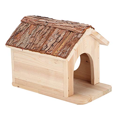 Acouto Casa de Estimação de Madeira para Hamsters, Bits e Mais - Se e Robustos Com íon Ing