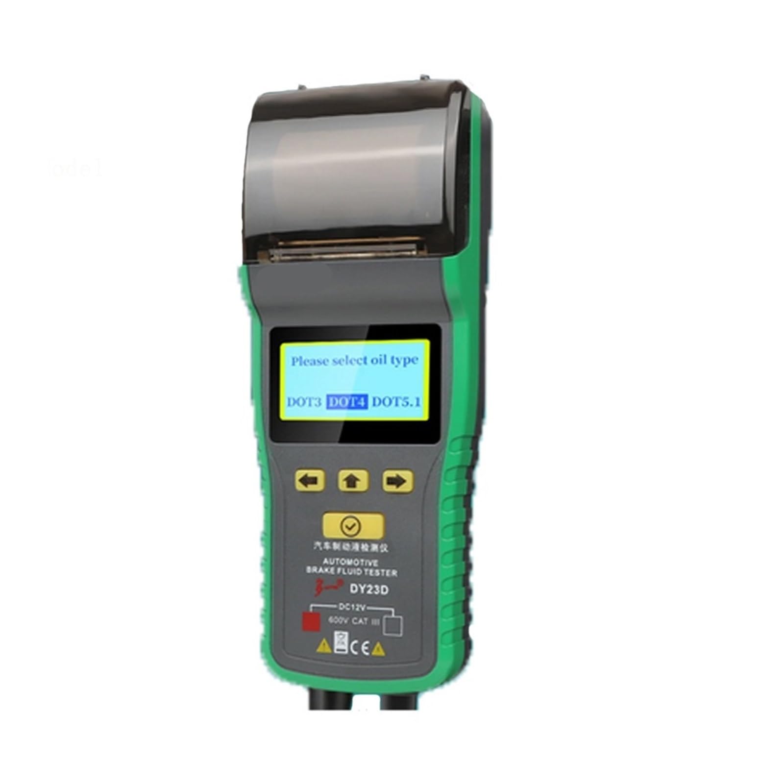 DY23D Tester płynu hamulcowego do miernika płynu hamulcowego DOT3/DOT4/DOT5.1 Wyświetlacz LCD z nadrukiem Tester oleju w płynie hamulcowym