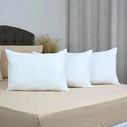 Travesseiro de Pluma de Ganso Sintético, Branco, 68x48cm, 200 Fios, Poliéster, Enchimento Macio, Hipoalergênico, Para Uso Interior (3)