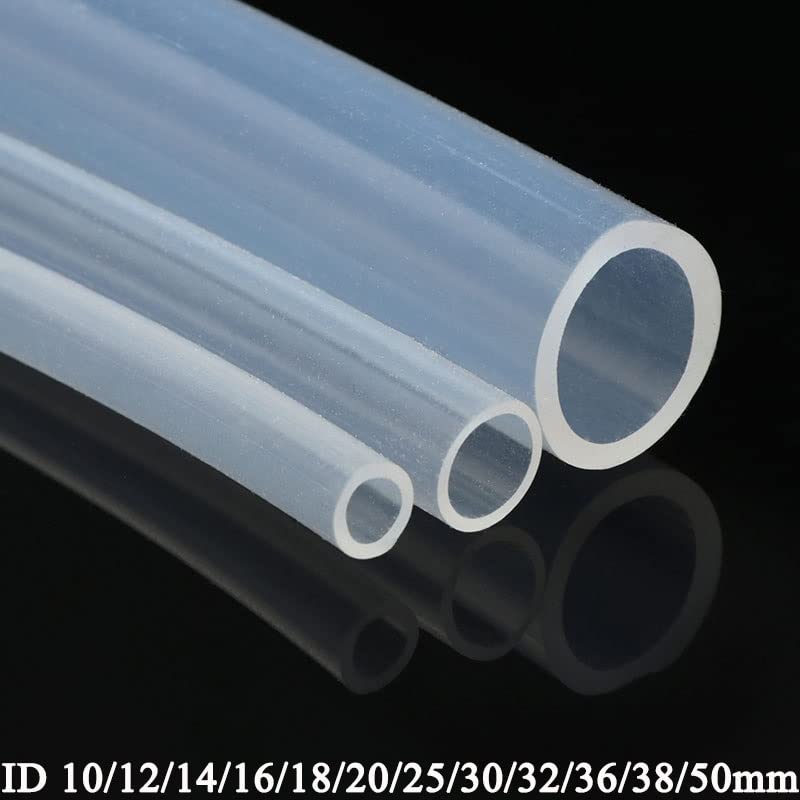 1 m/PC Trasparente Tubo di Silicone Trasparente Diametro del Tubo Silicone Flessibile Trasparente 10 mm /11 mm /12 mm /14 mm /16 mm /18 mm /20 mm /30 mm /50 mm
