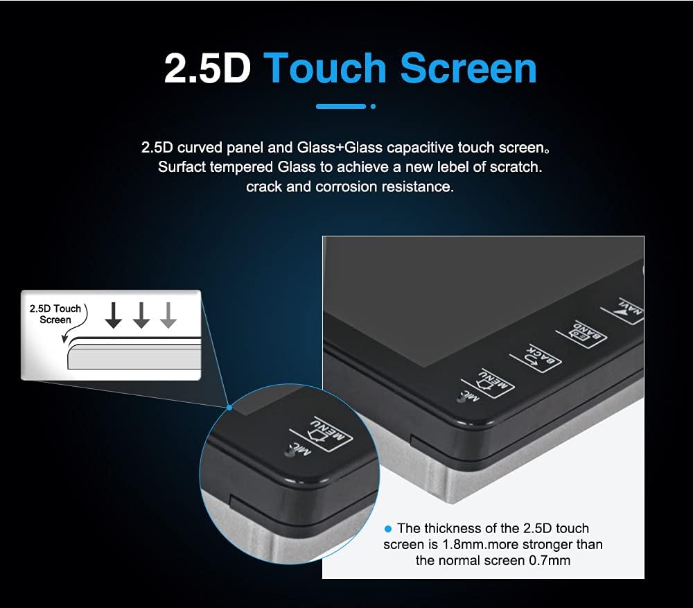 Fellostar Android 11.0 Car Radio Stereo for Subaru Forester Impreza WRX 2008 2009 2010 2011 2012, High Definition Touch Screen Head Unit, with GPS Navigation Split Screen Bluetooth