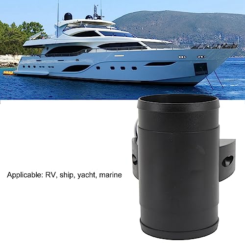 JTLB Belüftungs-Inline-Kanalventilator, 12 V, 5 Flügel, Hoher Luftstrom, Leiser Betrieb, Abluftventilator Wohnmobil, Boot, Yacht, 7,6 Cm