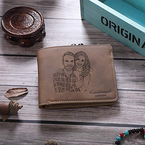 ALBERTBAND Personalized Photo Wallets-Custom Picture Wallet Leather for Men Boyfriend Dads Valentine's Day Gift (Type 5)4