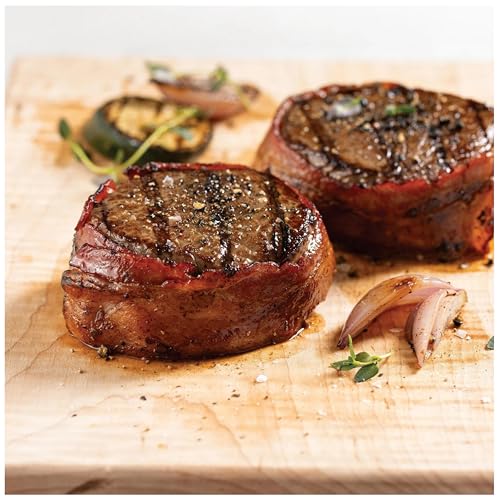 Omaha Steaks 8 (5 oz.) Bacon-Wrapped Butcher's Cut Top Sirloins