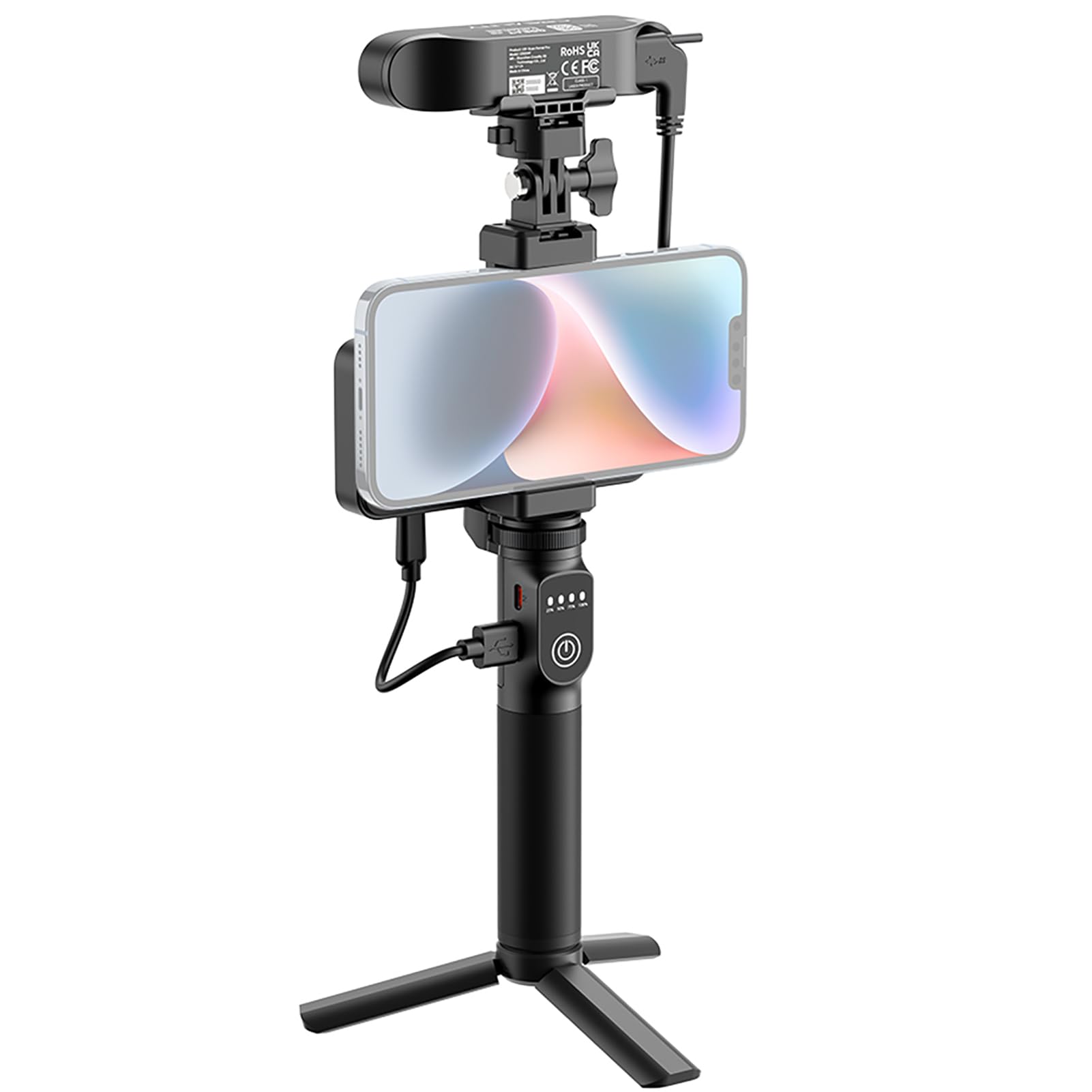 Ejoyous CR-Scan Ferret Pro 3D-Scanner Tragbarer Tragbarer -Handscanner mit 0,1 Mm Genauigkeit, 30 Fps WiFi 6 Vollfarbscannen für Benutzer von 3D-Druckdesign