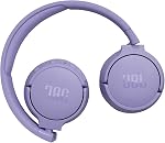JBL Tune 670NC - Casque sans fil supra-auriculaire avec réduction de bruit adaptative et ambiance intelligente, jusqu'à 70H d'autonomie avec charge rapide, design léger, confortable et pliable (Violet)