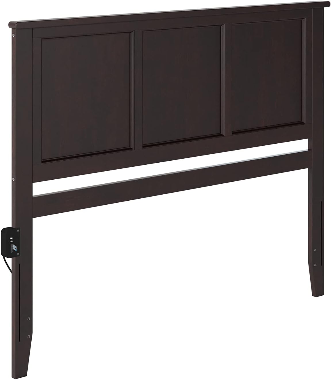 AFI Madison King Headboard with Turbo Charger in Espresso King Espresso