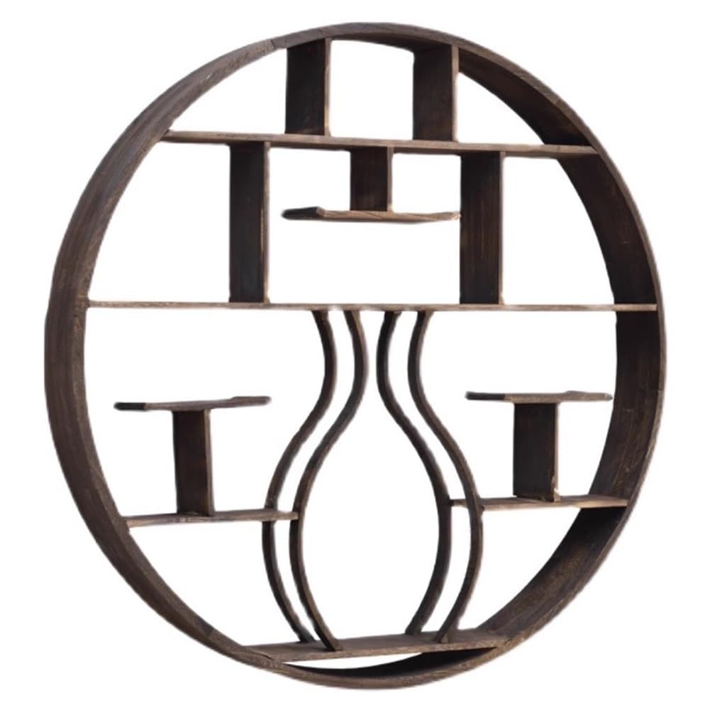 Étagère murale flottante ronde bois déco maison et rangement bureau
