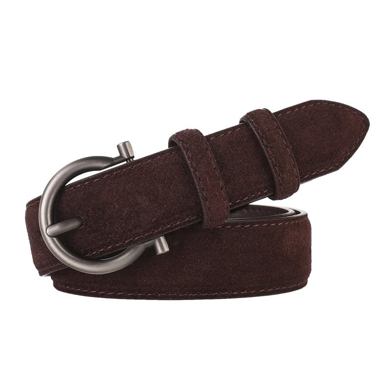 Small Leather Belt Decorative Thin Belt With Dress Jeans