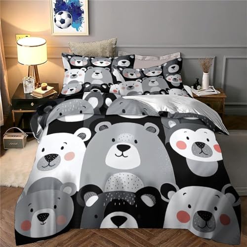 Parure de lit chaton 3D super king microfibre haut de gamme - 6