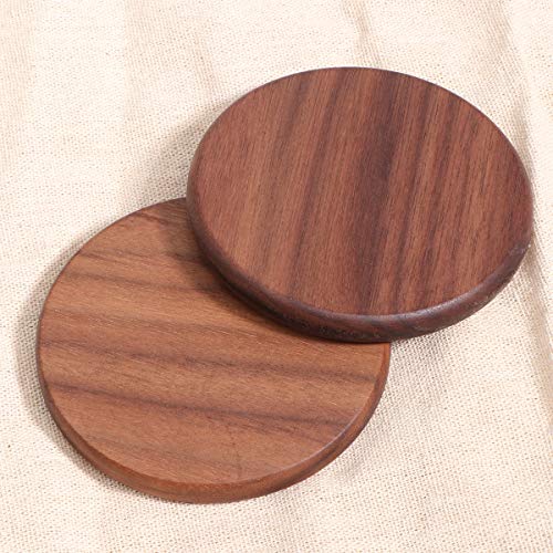 Cabilock Delicado 2 peças de descanso de madeira estilo japonês antiderrapante Tapete de isolamento