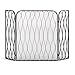Produktbild hkwshop Funkenschutzgitter Europäischer Kamin Bildschirm New Metal Wind Leitschiene Ofentür Trennwand mit Netzabdeckung Dekorative Schmiedeeisen Bar Kamin Funkenschutz