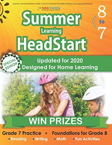 Summer Learning HeadStart, Grade 7 to 8: Fun Activities Plus Math, Reading,