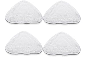 12345 - 4 Pack Replacement Steam Mop Pads for O Cedar Triangle Steam Mop