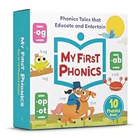 My First Phonics: Box Set of 10 Books for Kids - Learn-To-Read Library Sight Words, Rhyming Stories & CVC Word Practice Early Reading Books for ... & Kindergarten Age 2+ (Select Learning) 9815233653 Book Cover